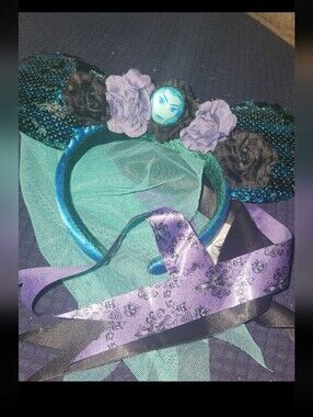 Disney Ears Haunted Mansion Bride Minnie Mickey Mouse